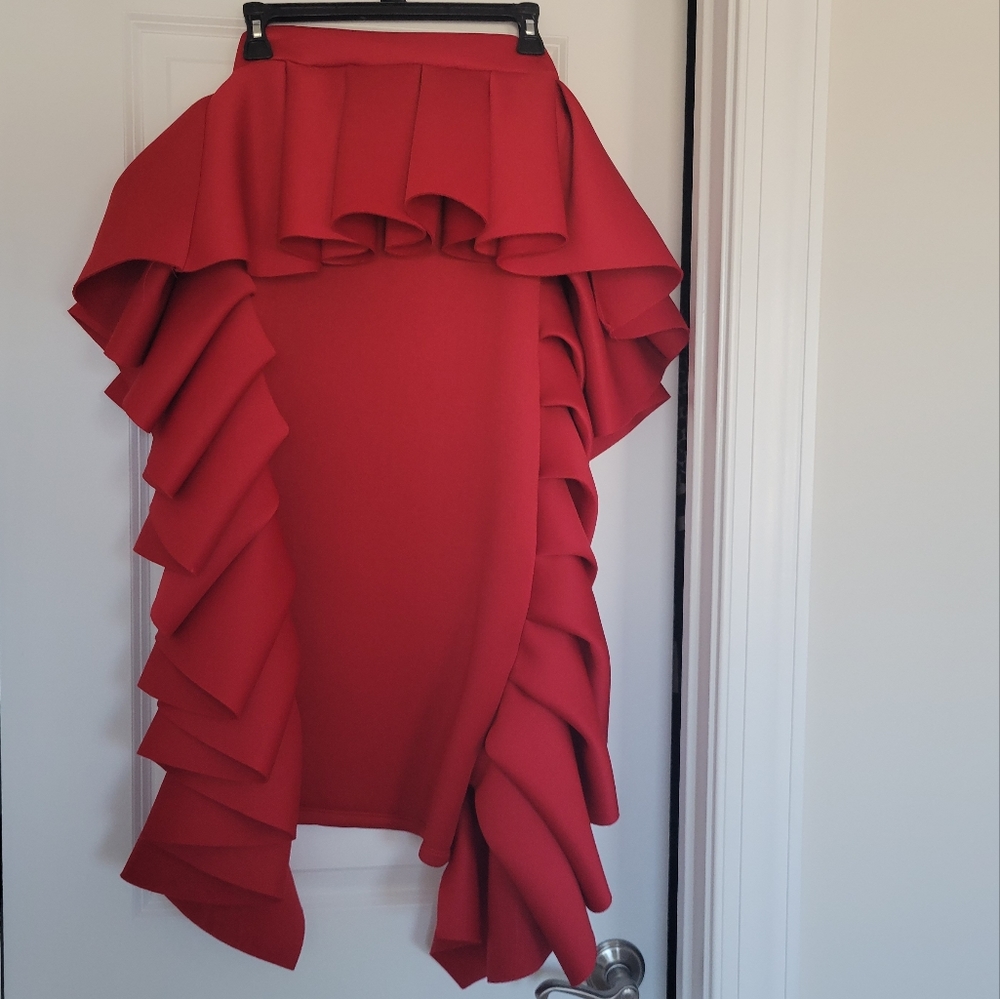 NWT Red Skirt